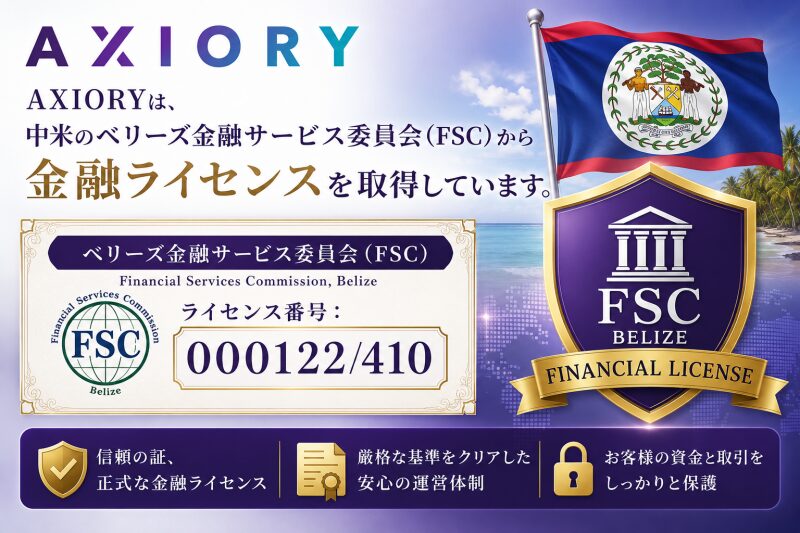 ベリーズ（FSC）金融ライセンスの保有