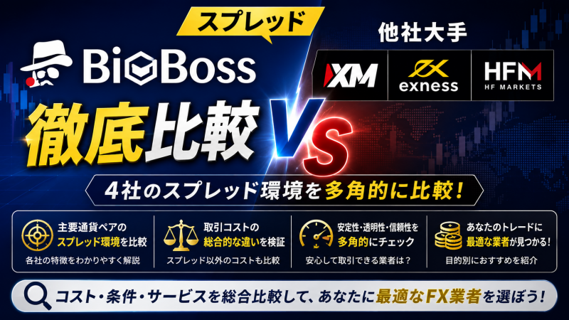Bigbossのスプレッド比較