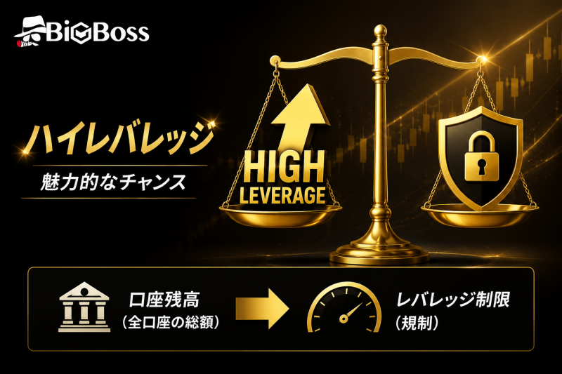 bigbossのゴールド取引はハイレバレッジ2222倍