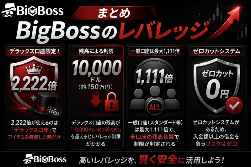 bigbossのレバレッジまとめ