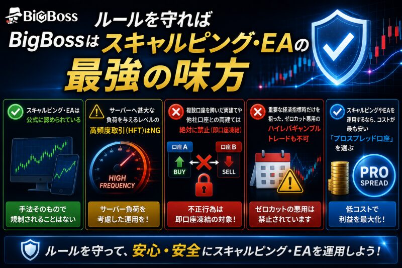 ルールを守ればBigBossはスキャルピング・EAの最強の味方