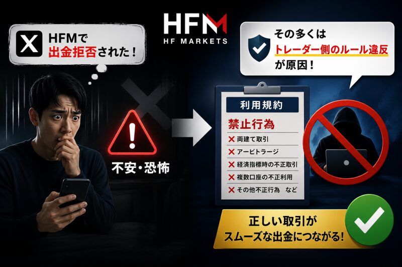 HFMは過去に「出金拒否」の口コミが一部で流れた