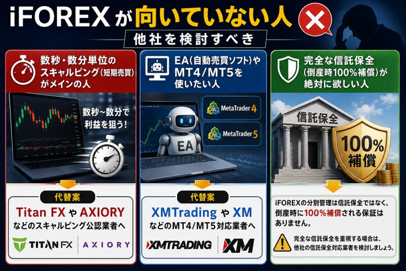 iFOREXが向いていない人