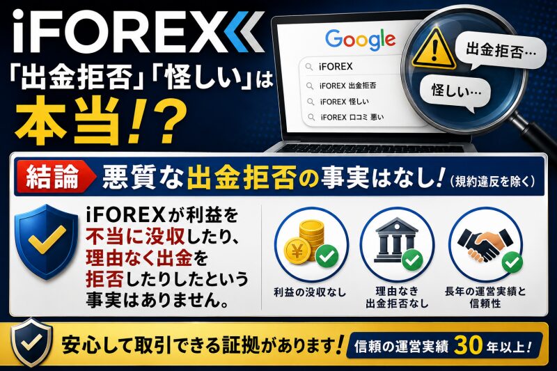 iFOREX【詐欺や出金拒否の噂は本当？】