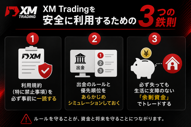 XMを安全に利用するためのルール