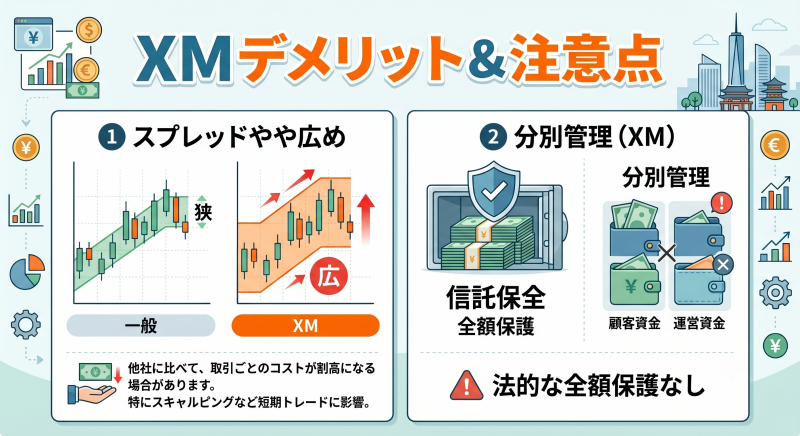 XMのデメリット