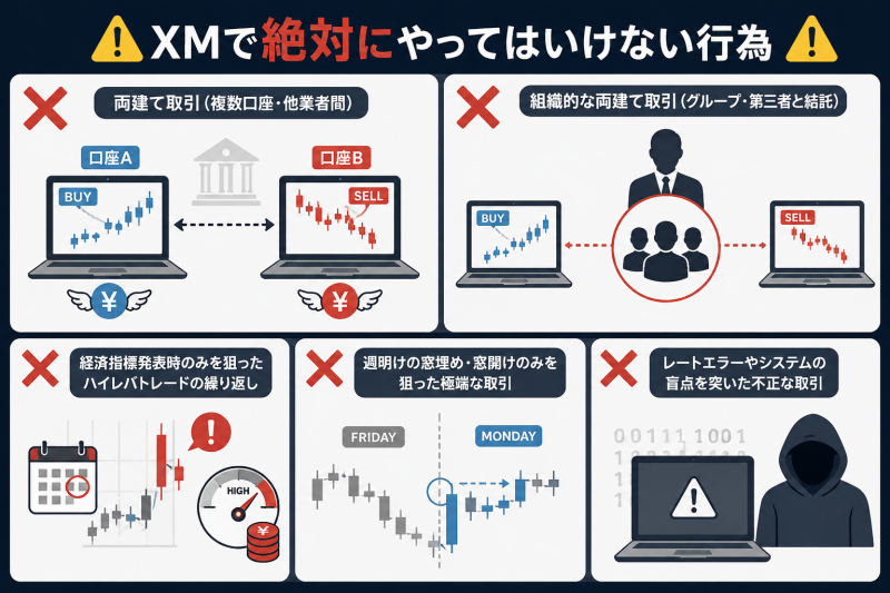 XMの禁止事項