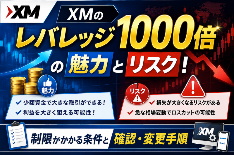 XMのレバレッジ　魅力とリスク