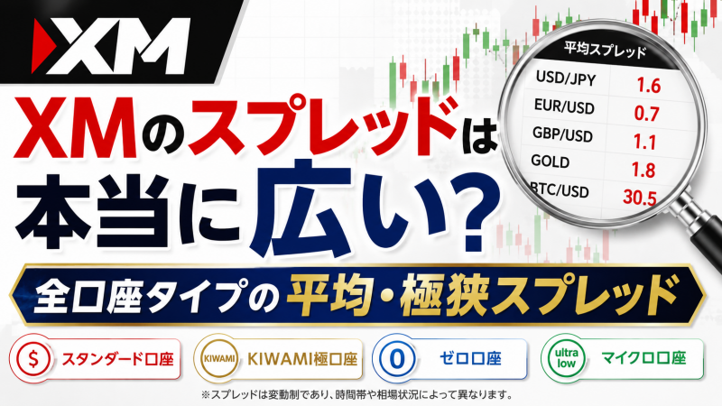 XMのスプレッドは広い？