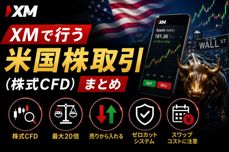 XMのアメリカ株式CFDまとめ