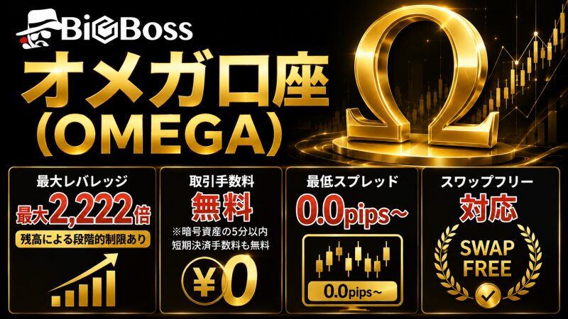 BigBoss「オメガ口座(OMEGA)」
