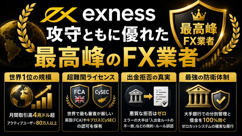 Exness(エクスネス)の安全性・信頼性まとめ