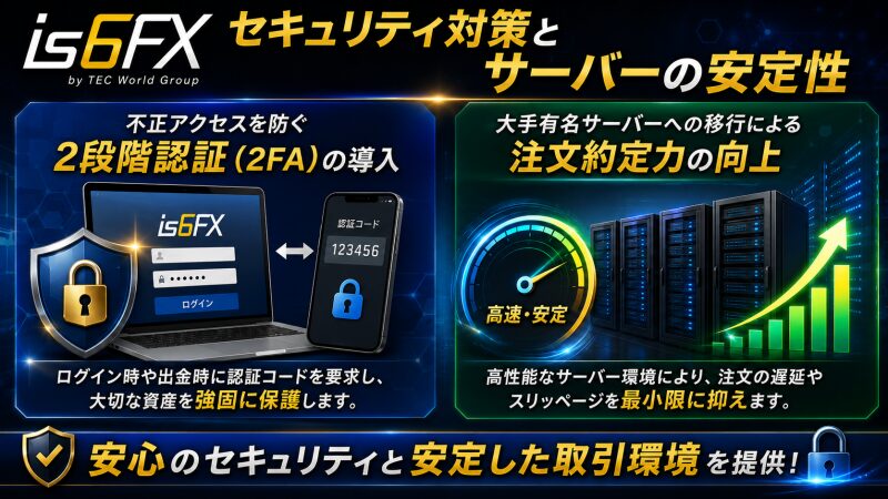 is6FXのセキュリティ対策とサーバーの安定性