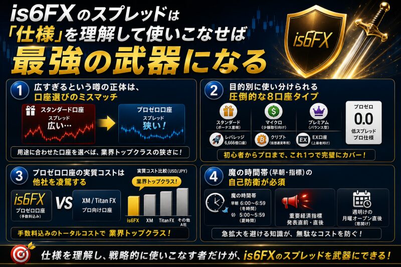 is6FXのスプレッドは「仕様」を理解して使いこなせば最強の武器になる